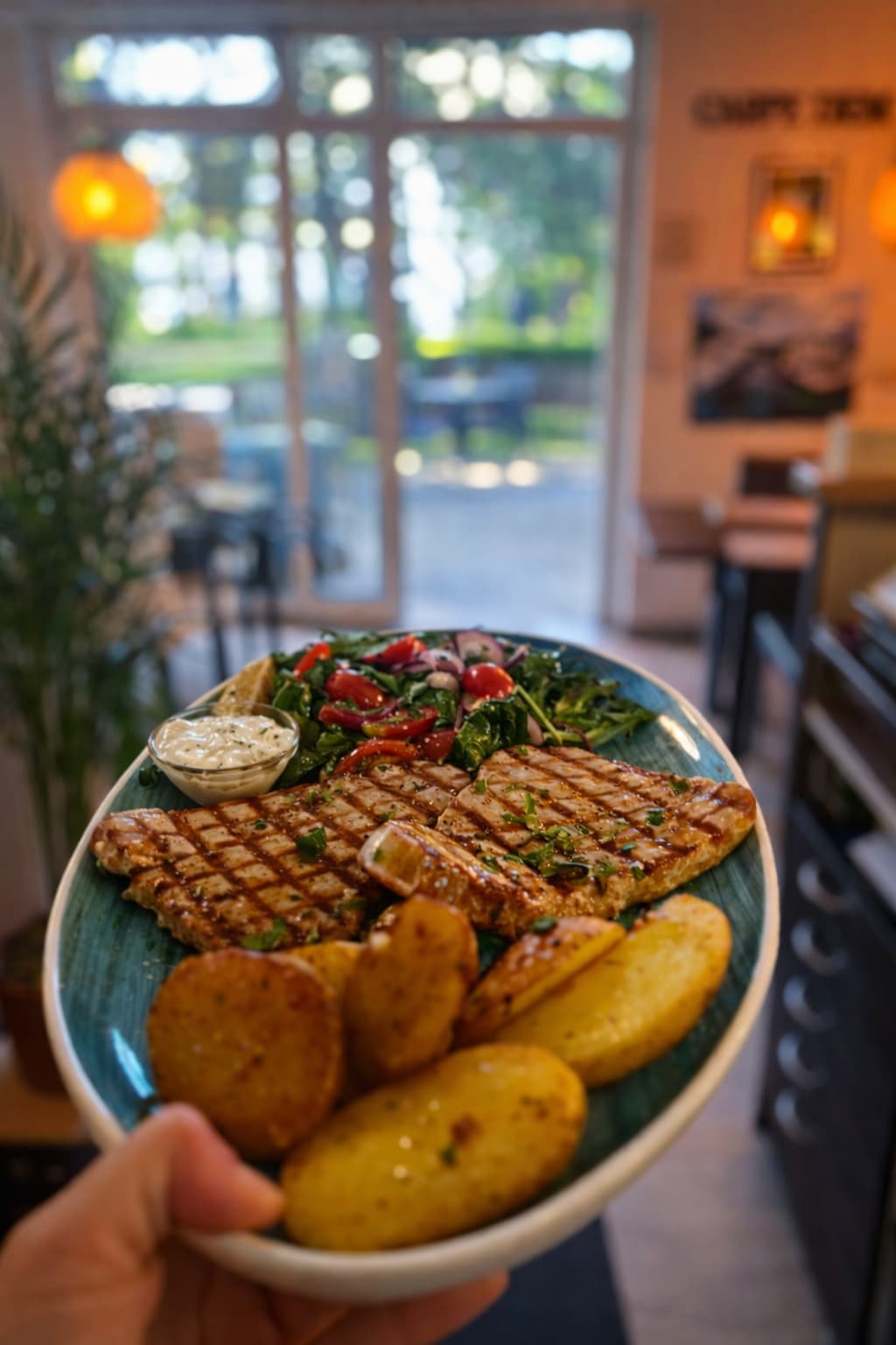 Kulinarische Kreation aus der Kueche