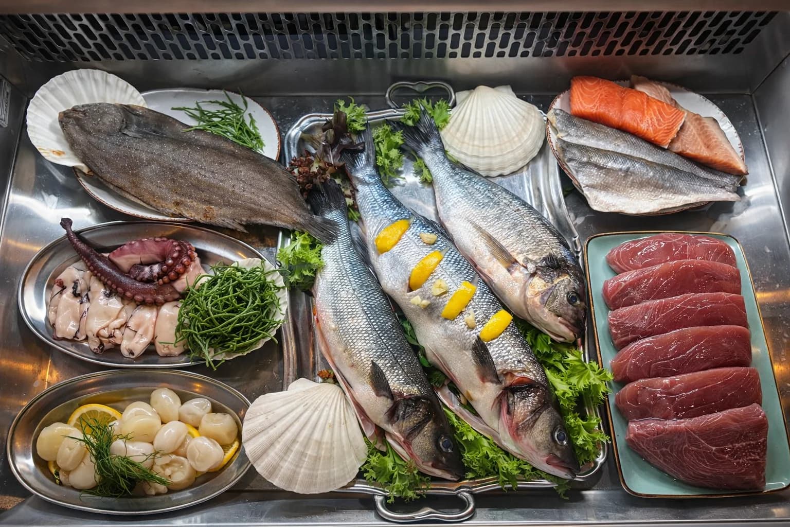 Premium Fisch Auswahl